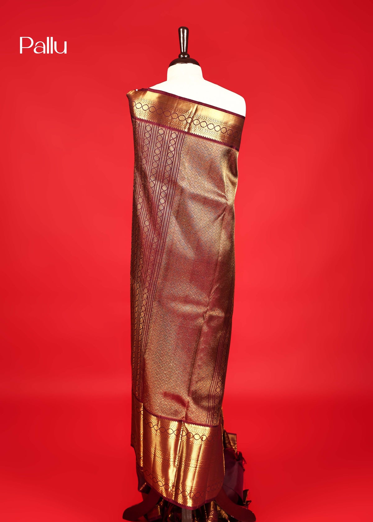 Chocolate Colour Samudrika Silk saree.