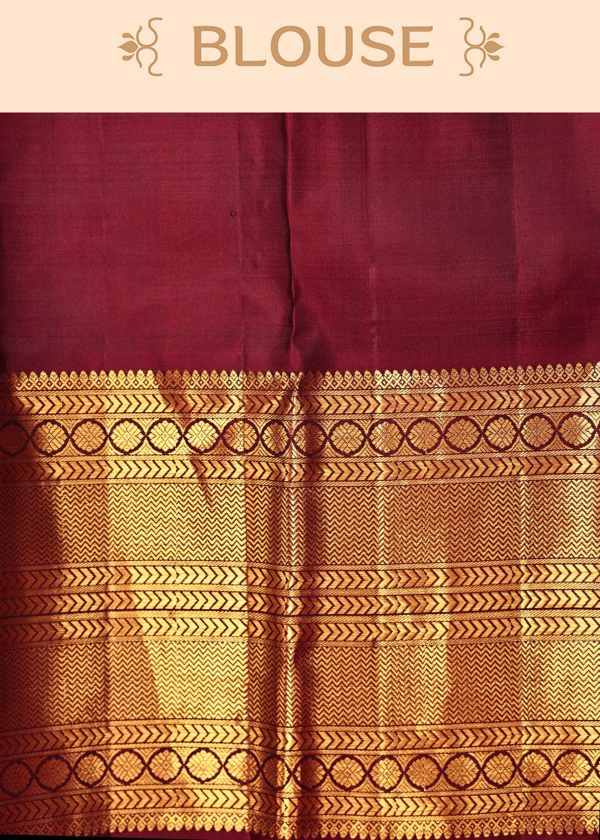 Chocolate Colour Samudrika Silk saree.