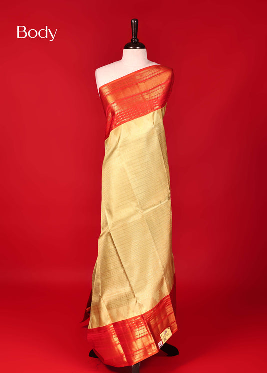 Pastel Green Colour Samudrika Silk saree.
