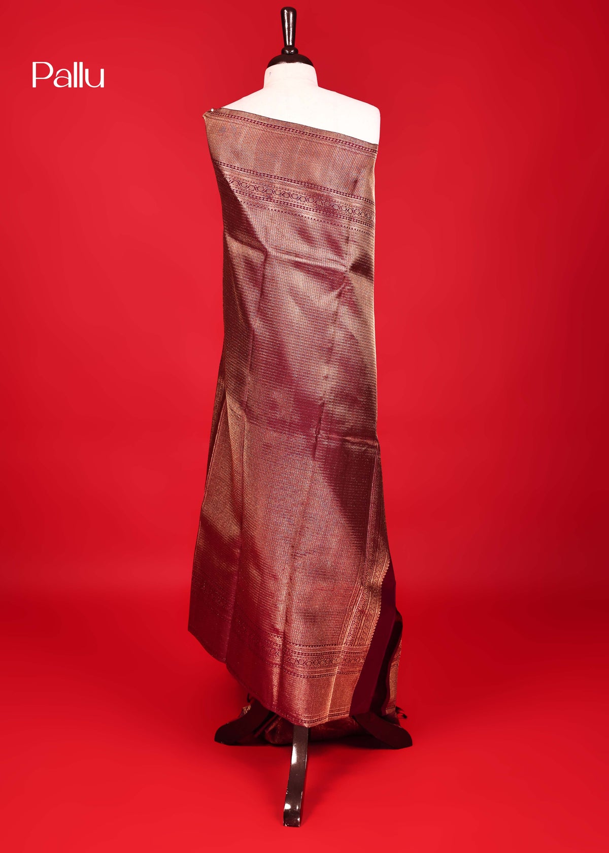 Chocolate Colour Samudrika Silk saree.