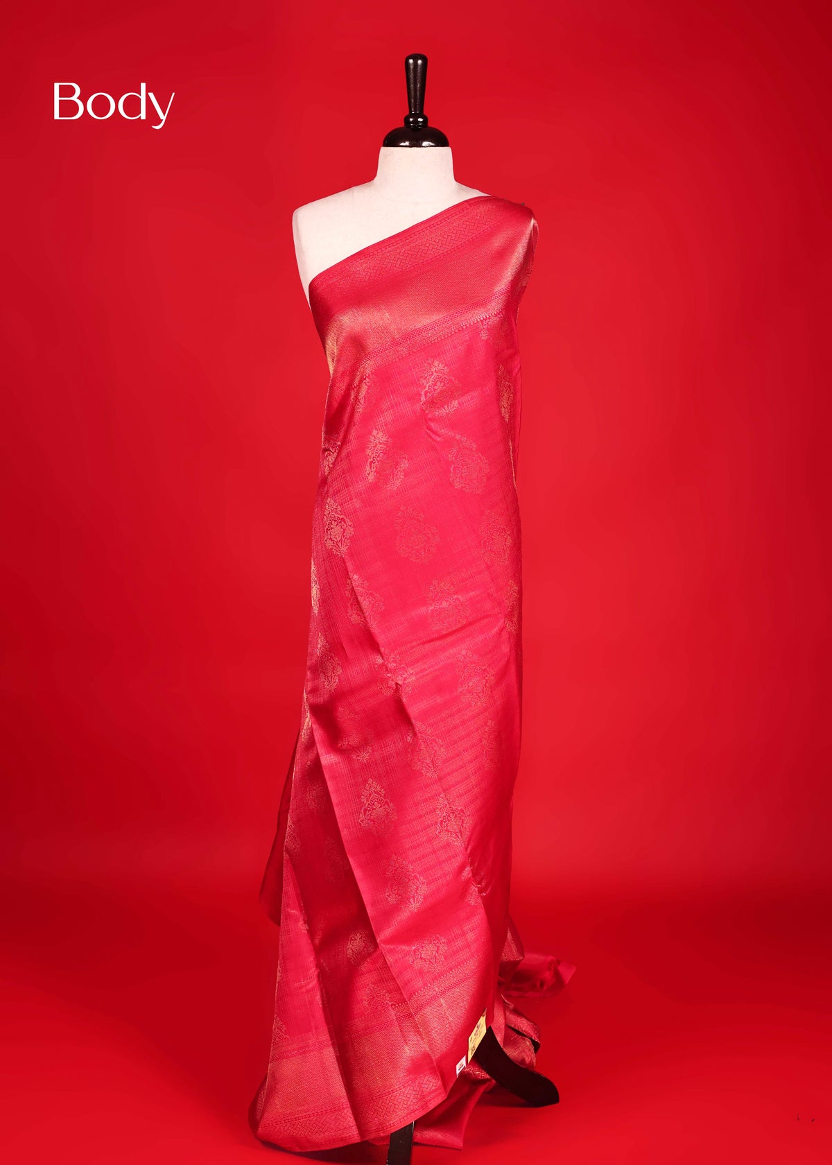 Rani Pink Colour Samudrika Silk saree.