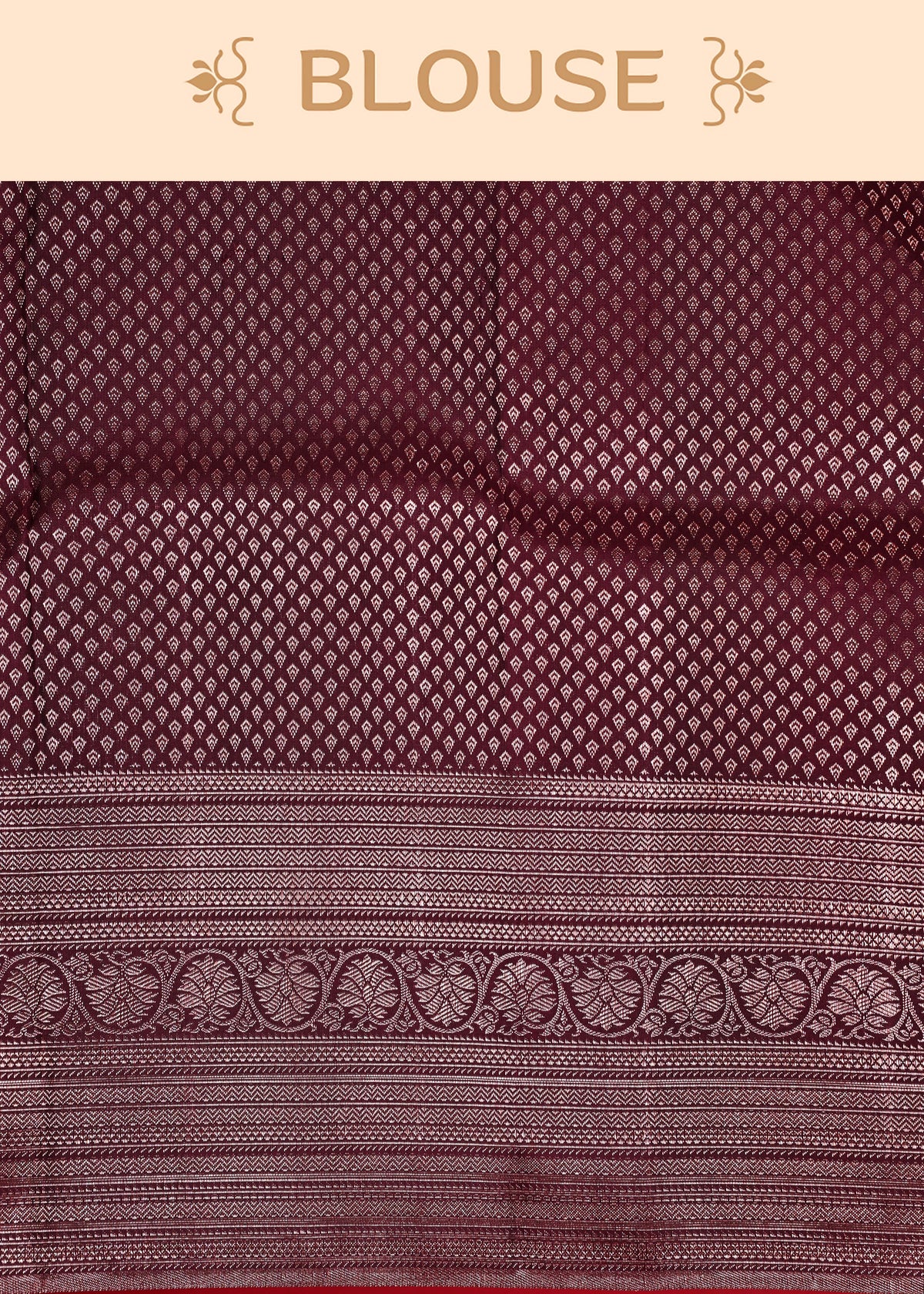 Chocolate Colour Samudrika Silk saree.