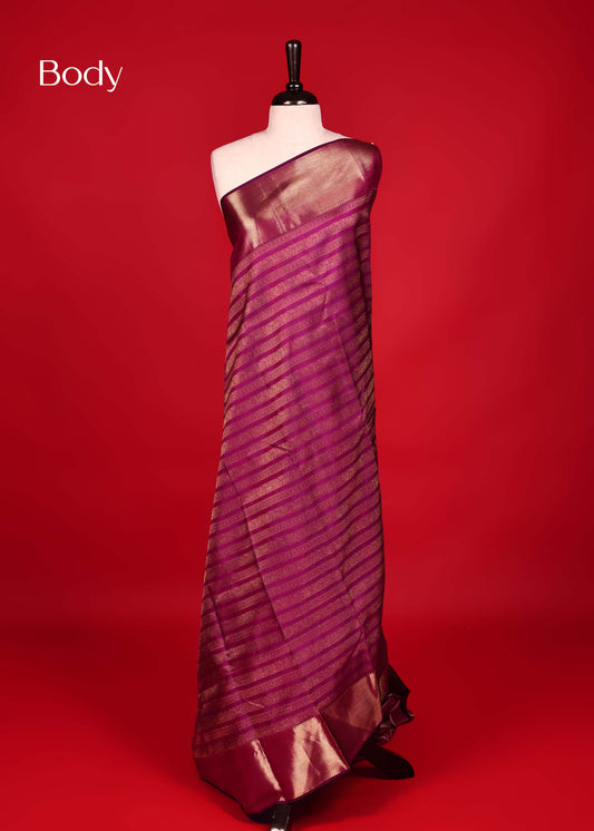 Purple Colour Samudrika Silk saree.